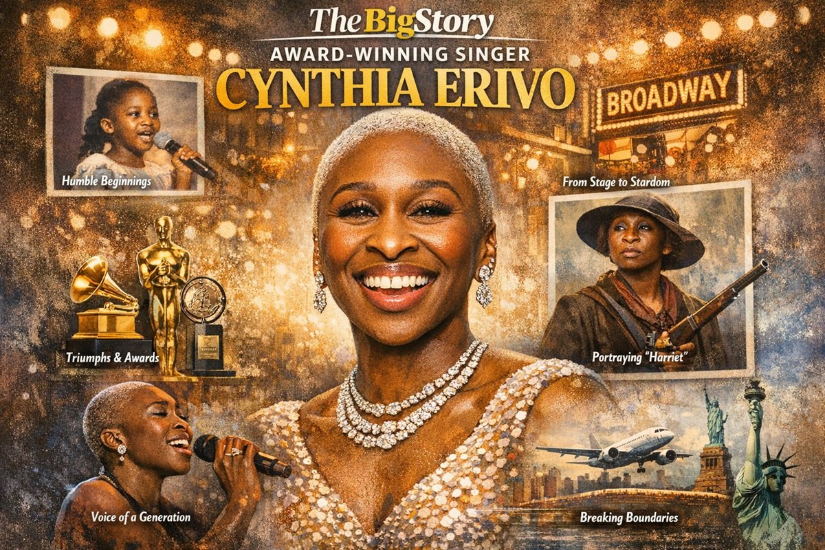 Cynthia Erivo singer performing live on stage