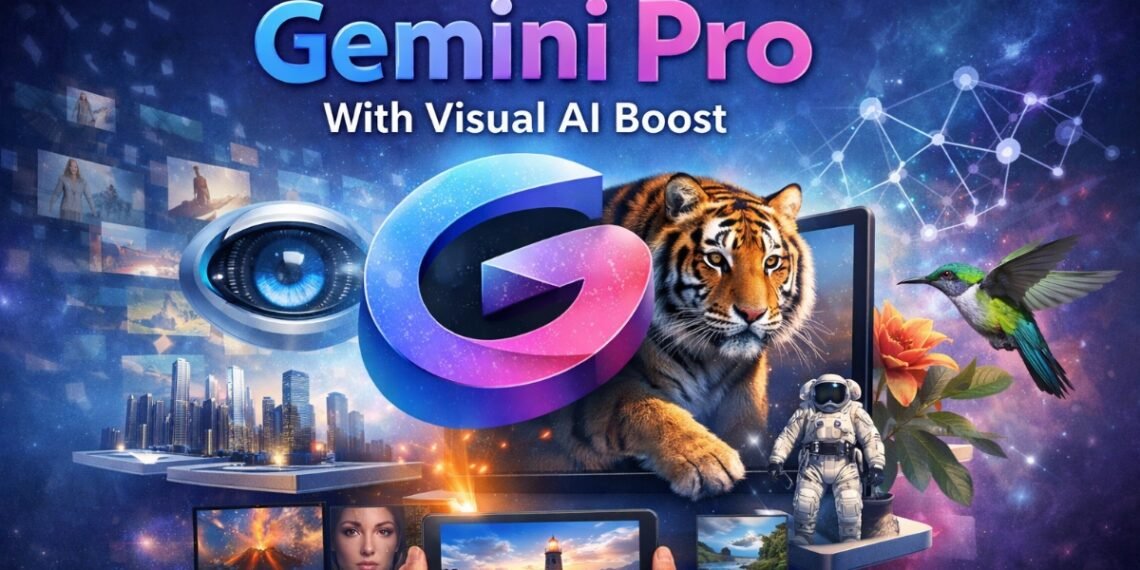Google DeepMind Gemini Pro visual AI model analyzing images and data
