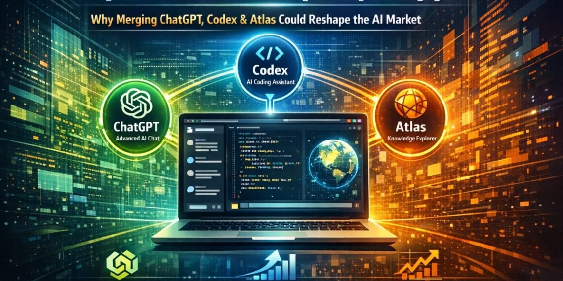 OpenAI desktop superapp combining ChatGPT Codex and Atlas to transform AI market