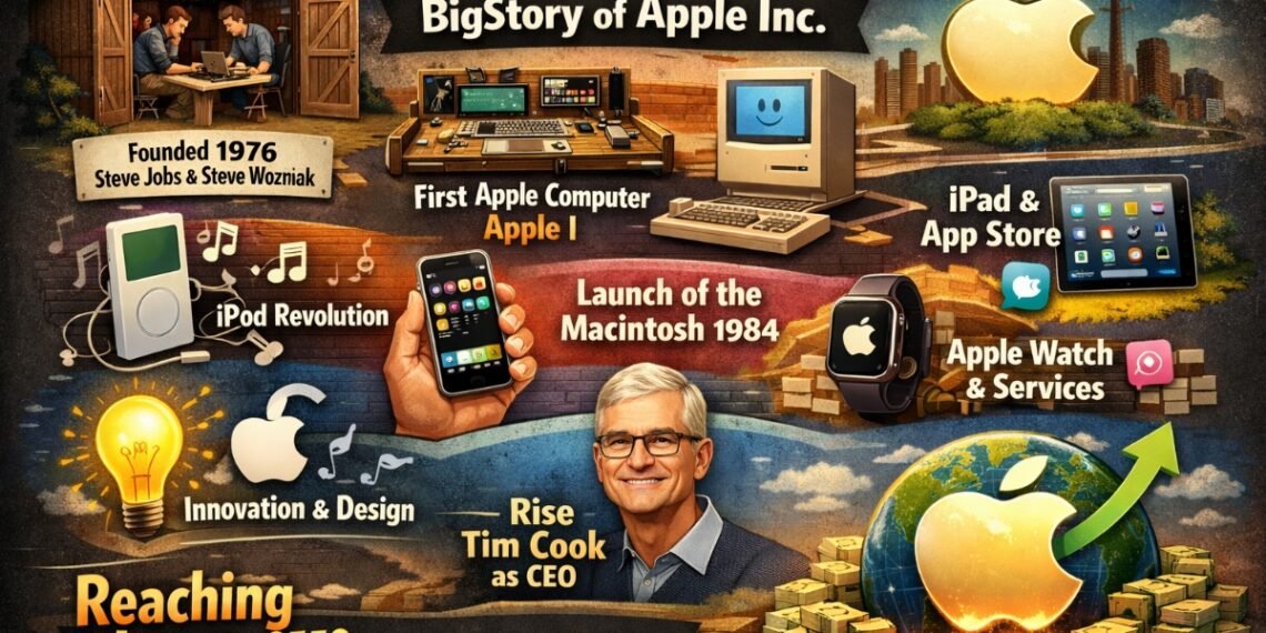 Apple Inc journey from garage startup to $3 trillion global technology company