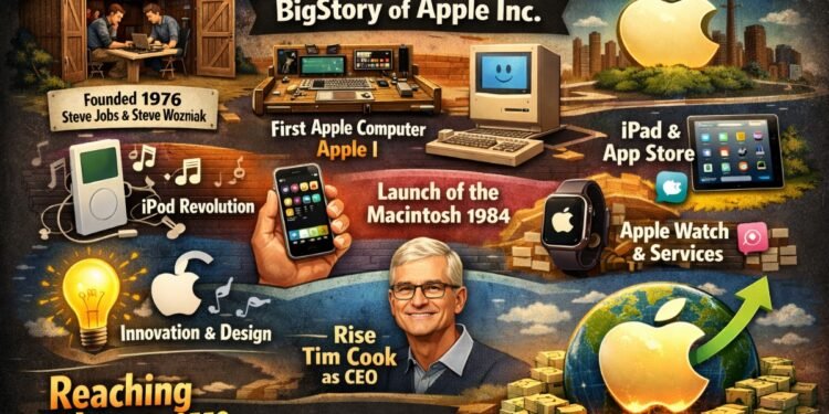 Apple Inc journey from garage startup to $3 trillion global technology company