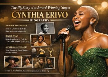 Cynthia Erivo award-winning actress and singer portrait